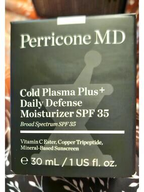 Perricone MD Cold Plasma Plus+ Daily Defense Moisturizer SPF 35- 1 oz